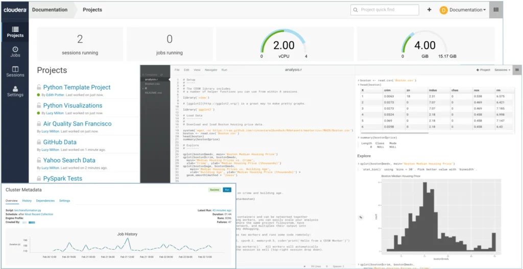 Interface web de l'offre CML